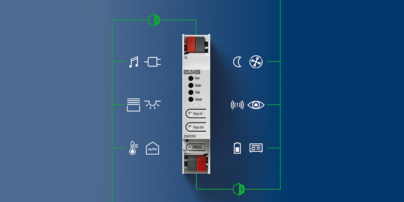 KNX Bereichs- und Linienkoppler bei Harald Merget Elektrotechnik GmbH in Laufach